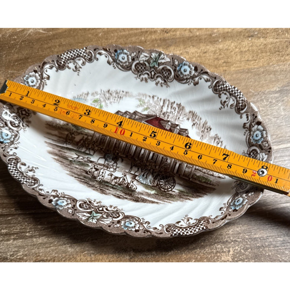 Johnson Brothers Vintage Heritage Hall Southern Plantation Oval Platter 4411 - Picture 3 of 7